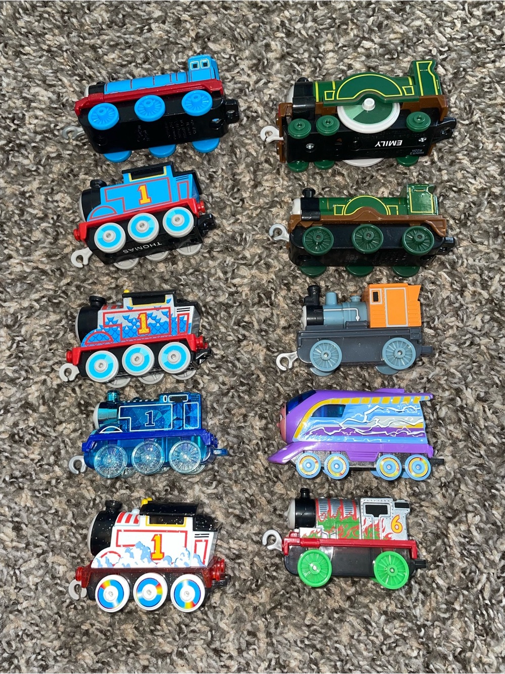 Thomas & Friends Blue Toy Train Pack - Assorted Blue and Multi-Color Engines